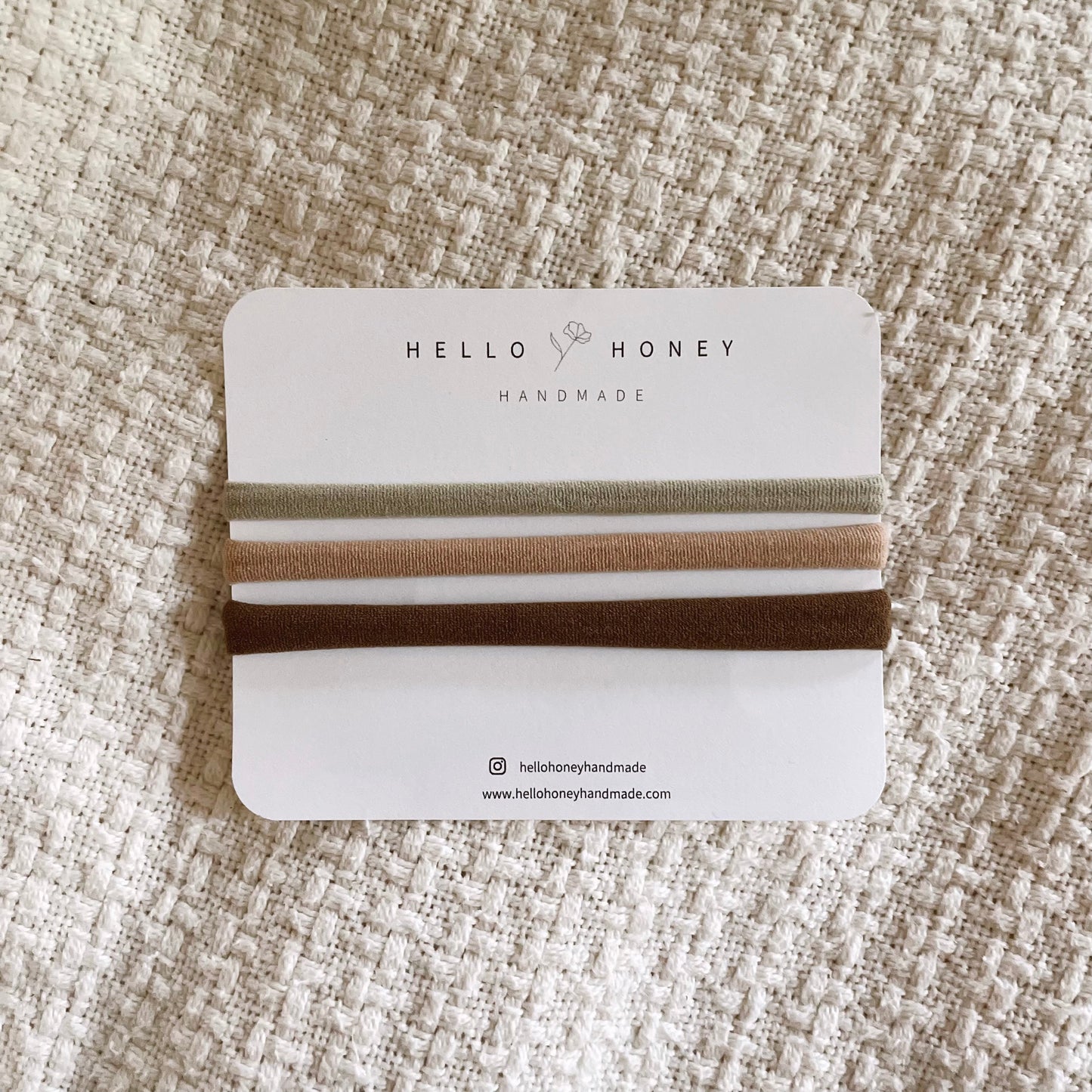 Velvet Ribbon Bows / Soft Rainbow