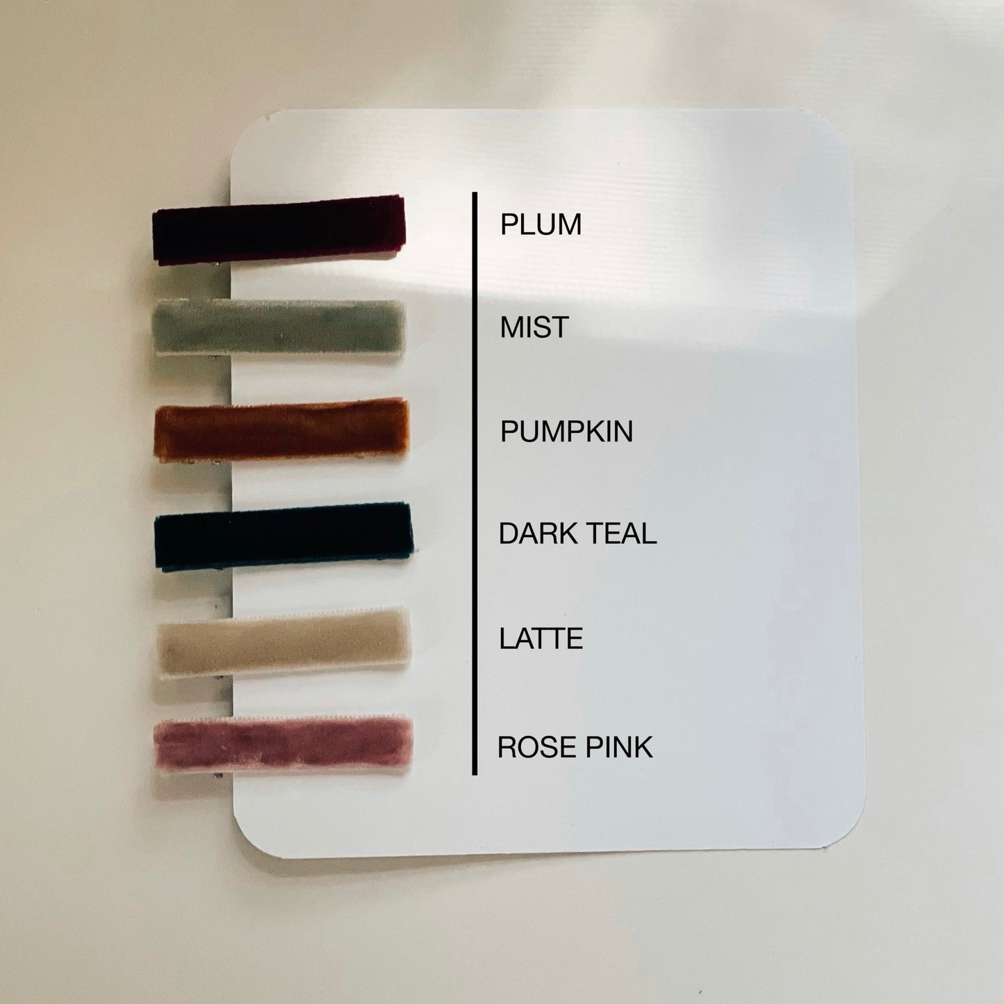 Velvet Clips // Mini