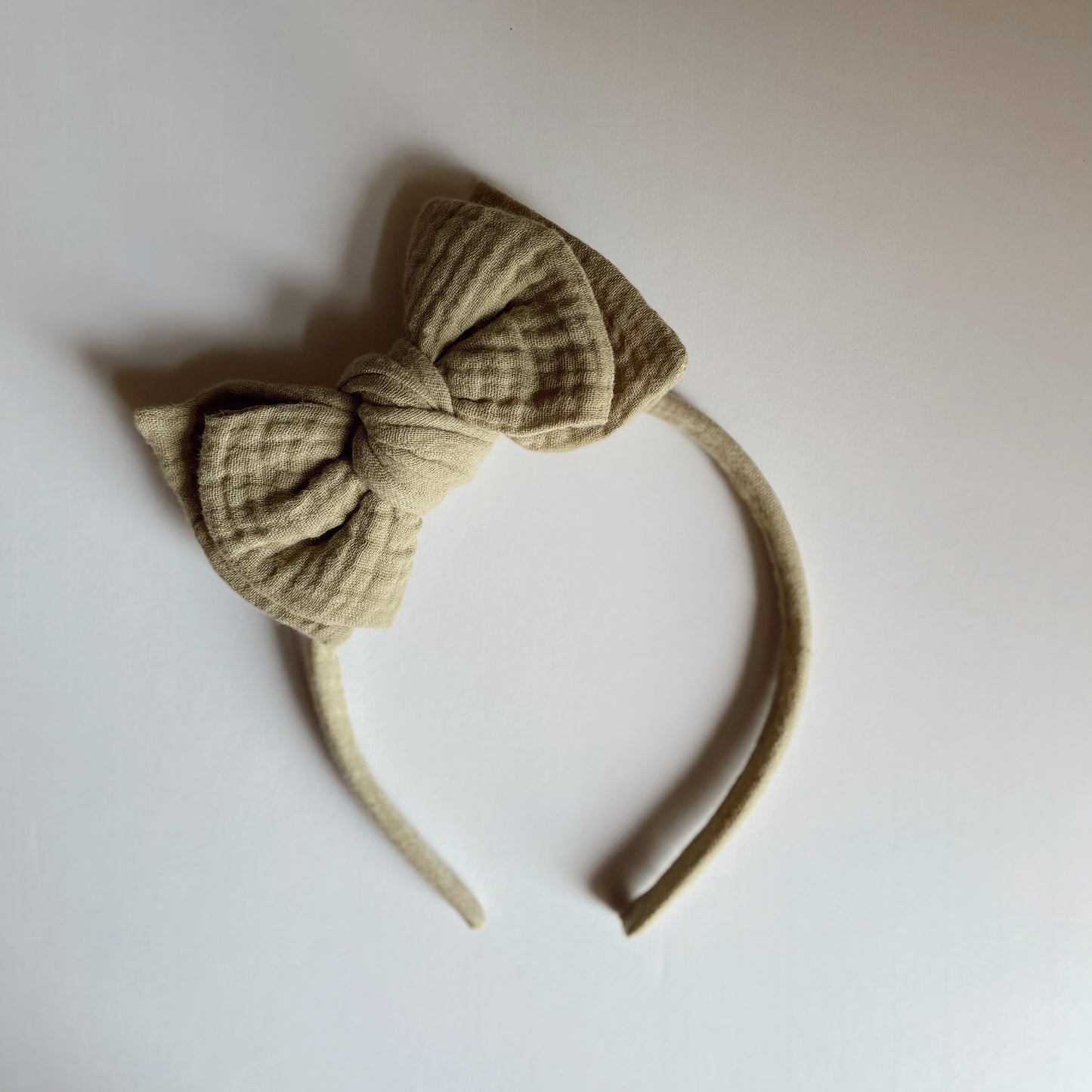 Bow Headband / Spring Sage