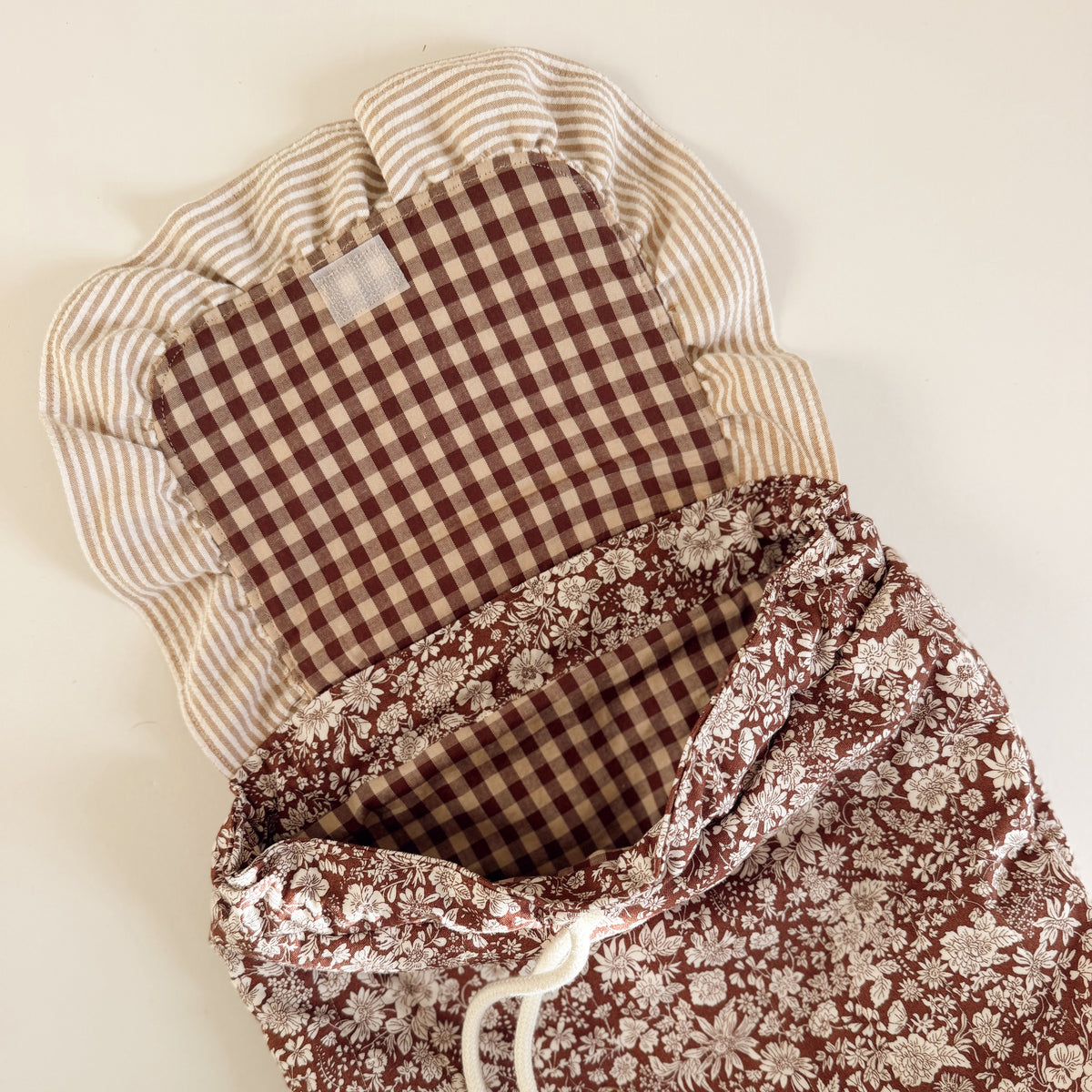 Ruffle Backpack, floral